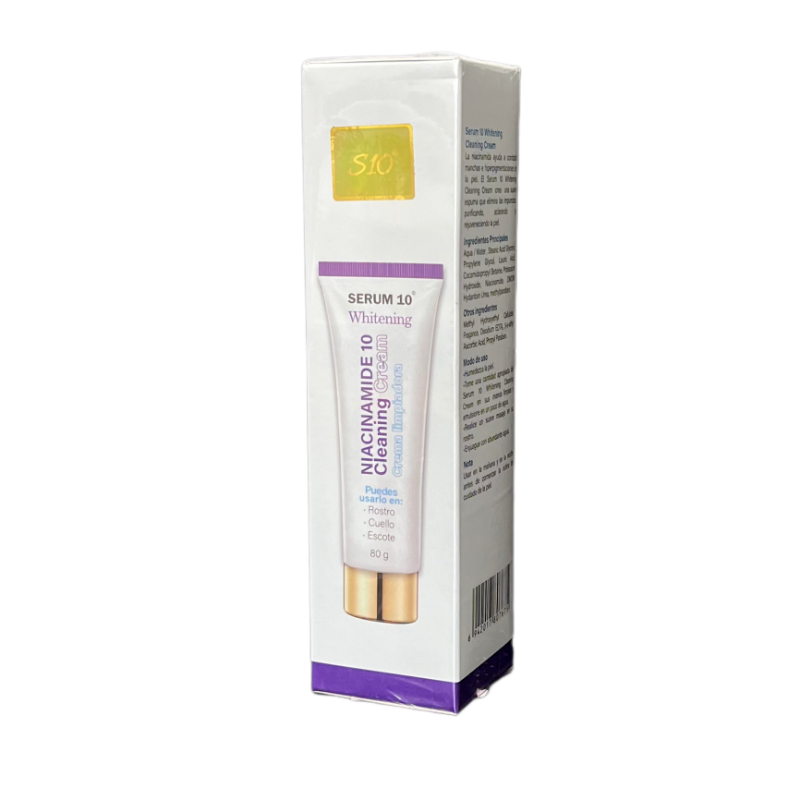Niacinamida Jabón Facial Crema - SERUM 10, 80g