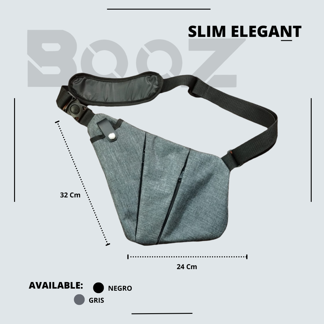 Bolso Bandolera Unisex SLIM Anti Robo Impermeable