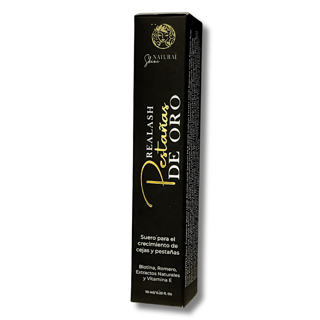 Serum para Crecimiento de Cejas y Pestañas 👁️ Realash Pestañas De Oro 👁️