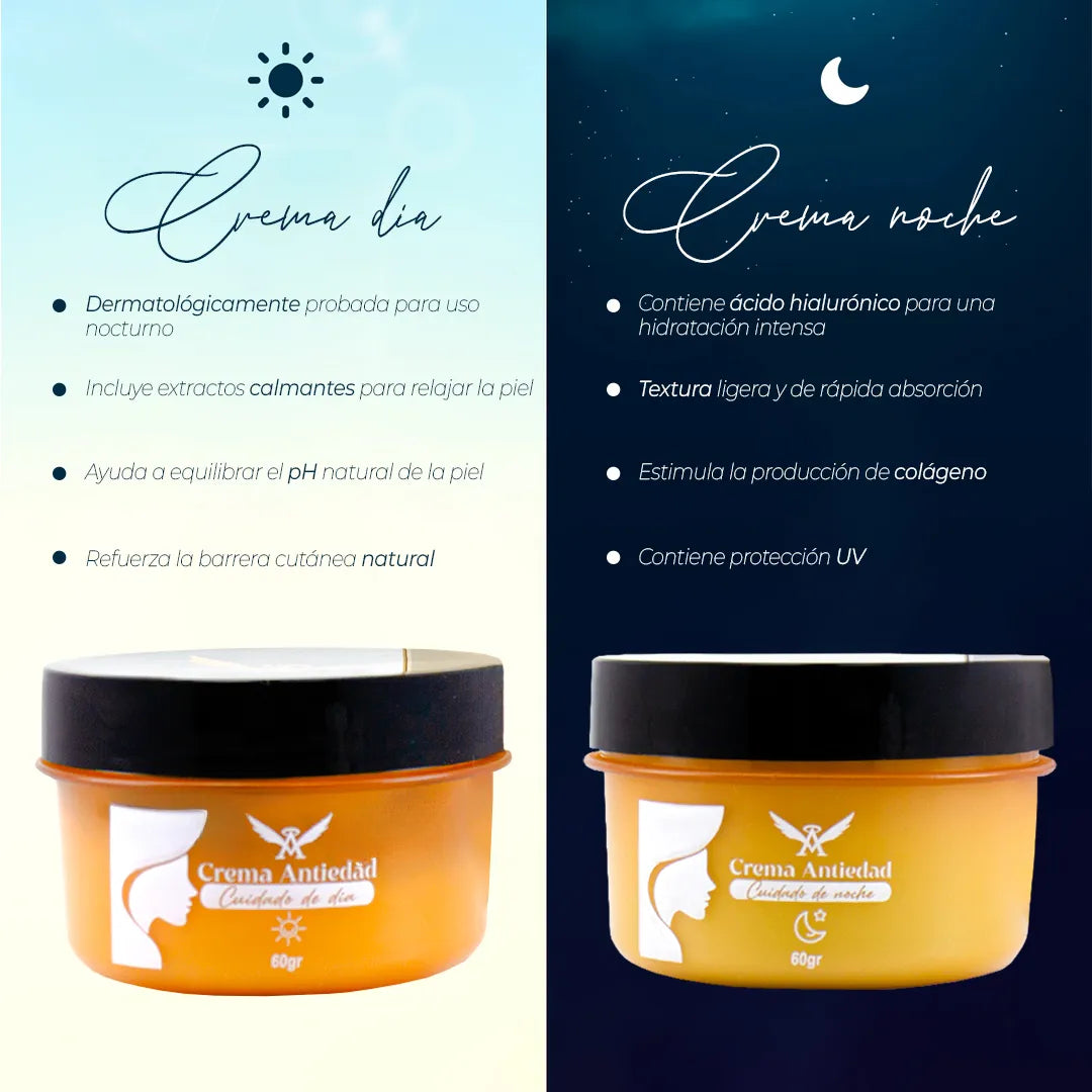 DUO ANTIEDAD DIA Y NOCHE - AFRODITA 120g