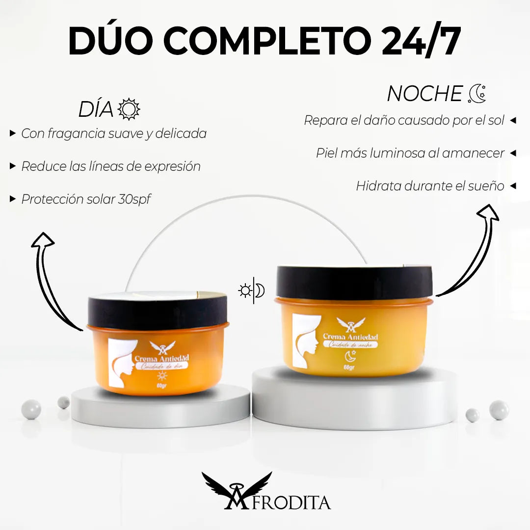 DUO ANTIEDAD DIA Y NOCHE - AFRODITA 120g