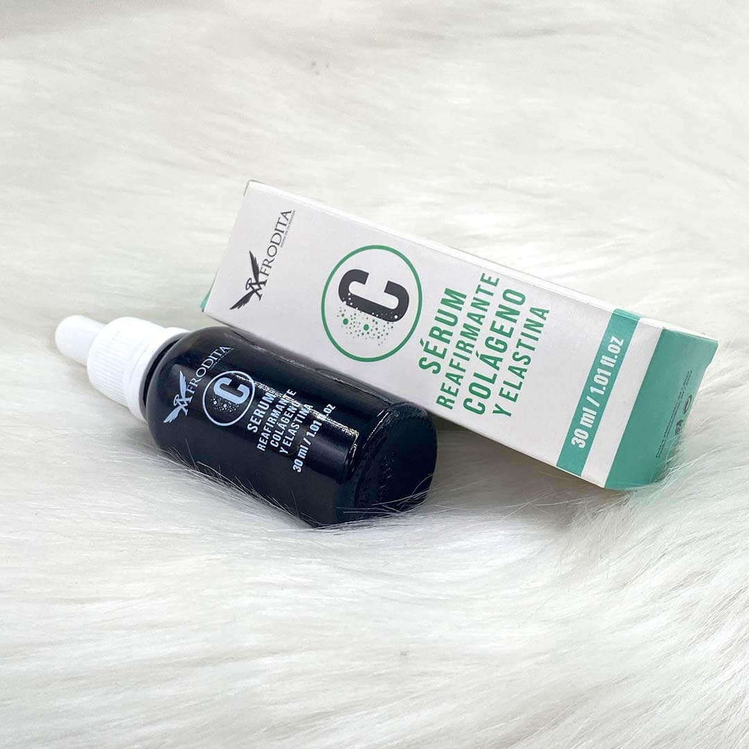 SERUM REAFIRMANTE DE COLAGENO Y ELASTINA AFRODITA™ 30 ML