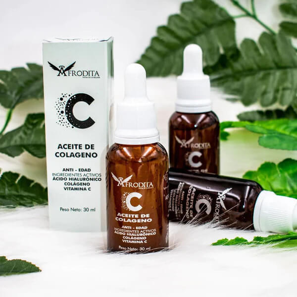 SERUM REAFIRMANTE DE COLAGENO Y ELASTINA AFRODITA™ 30 ML