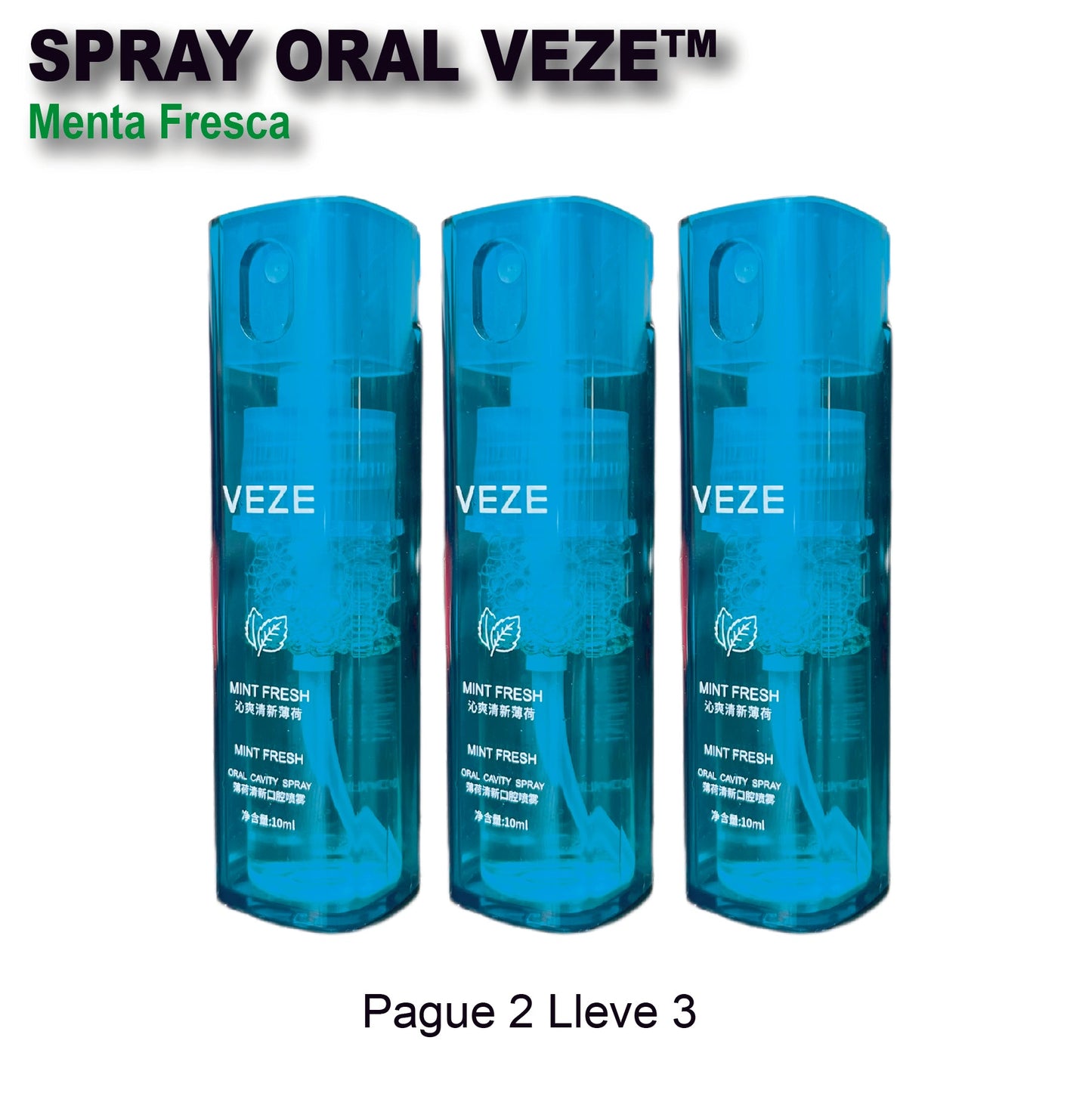 😎 PAGUE 2 LLEVE 3 👄 SPRAY ORAL MENTA FRESCA 👄