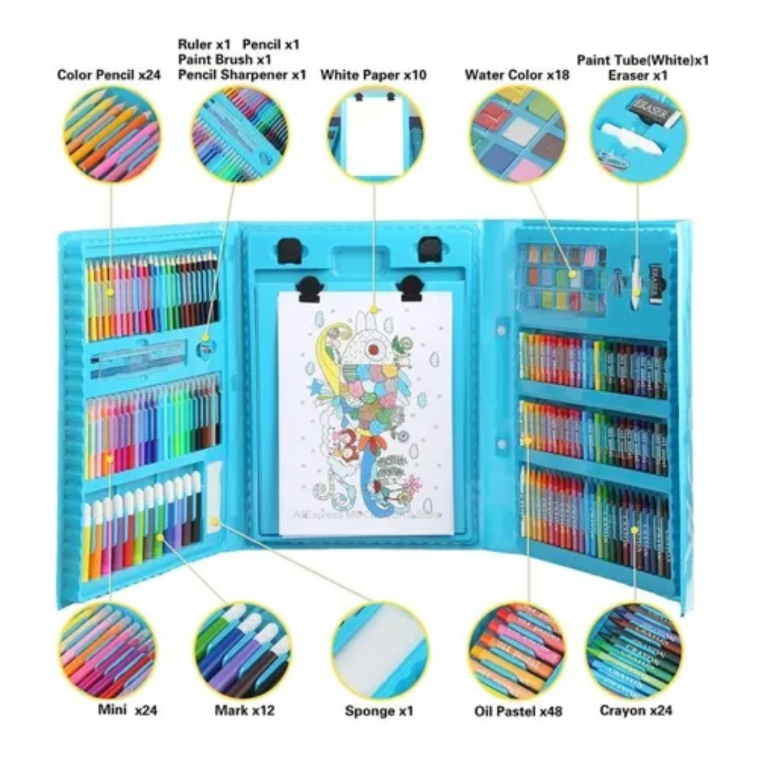 Set de Arte Para Niños 208 Piezas