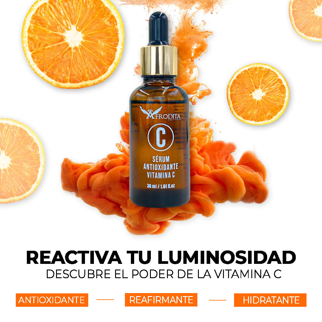SERUM VITAMINA C AFRODITA™ + BLOQUEADOR 65 SPF
