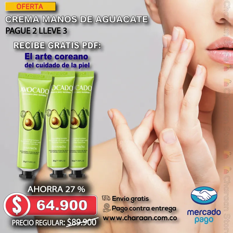 Crema de manos de aguacate 🥑 FAYANKOU™ 30 gr 🎁PAGUE 2 LLEVE 3🎁