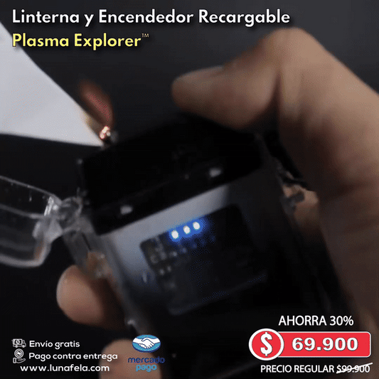 Linterna y Encendedor Recargable 🔥 Plasma Explorer™