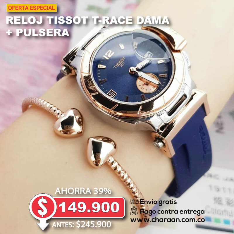 Reloj Tissot T Race Dama + Pulsera